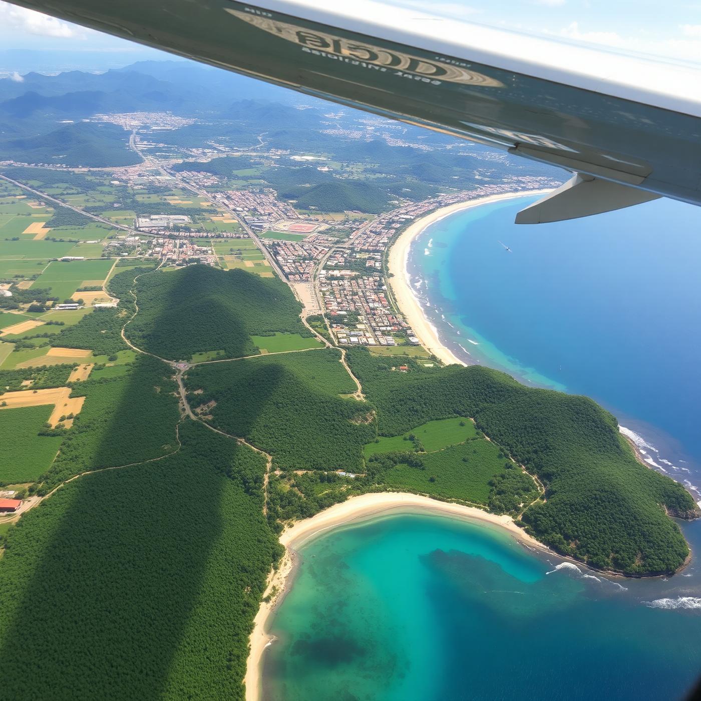 Aerial view of Bacolod, Philippines
